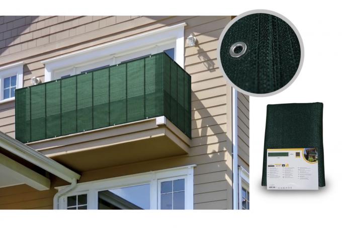 バルコニーのHdpeの陰の網0.9x5mの紫外線帆仕上げ 2